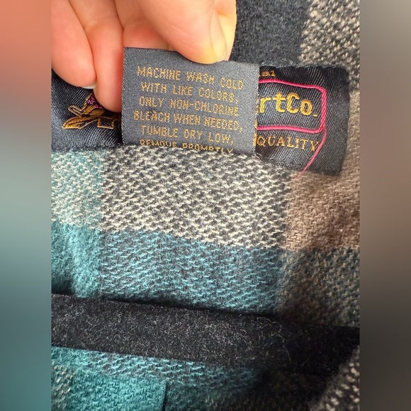 Hickory Shirt Co. men’s XL plaid button down long sleeve heavy duty work shirt - Picture 4 of 10